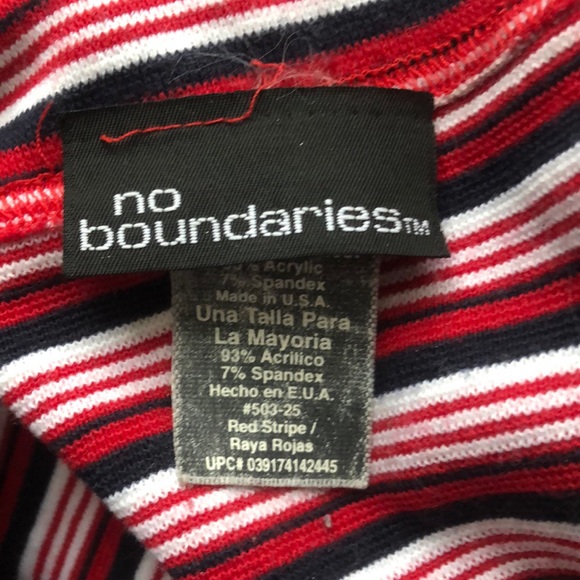 bandeau striped top - Picture 2 of 3